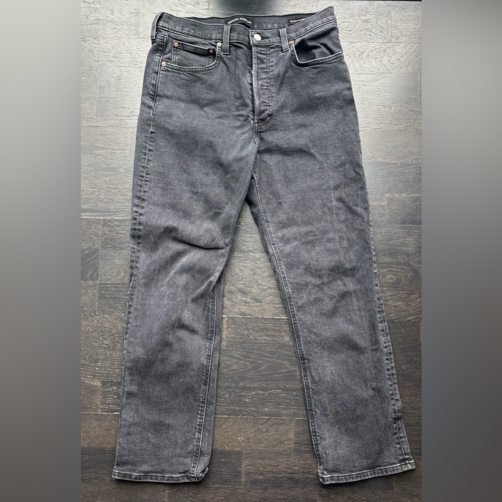 Aritzia Black Straight Leg Jeans